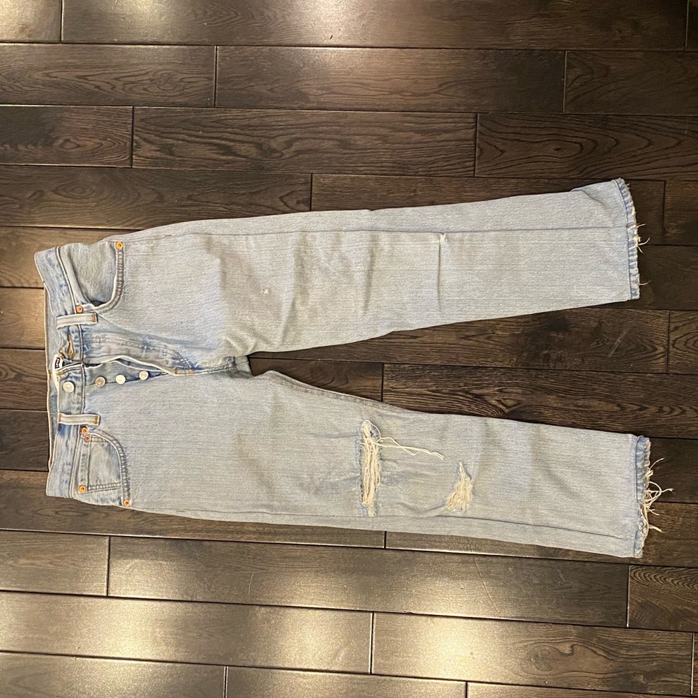 Pre-worn Re /Done Levi's Jeans. A steal!!!
